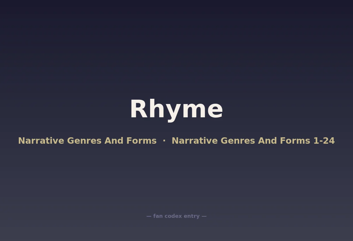 Rhyme