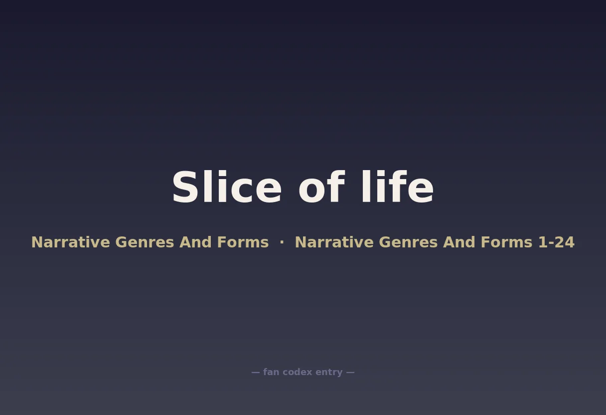Slice of life
