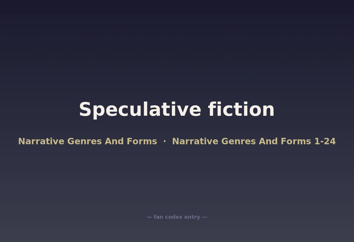Speculative fiction