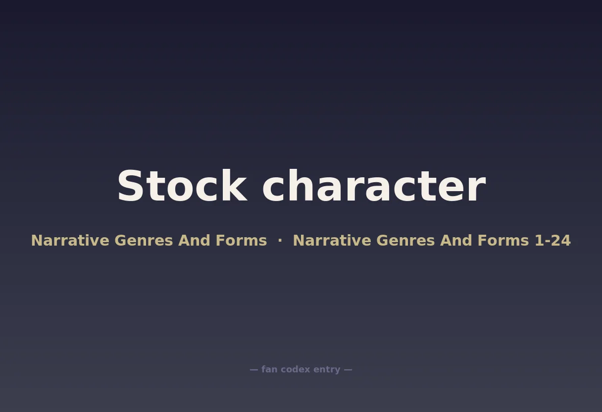 Stock character