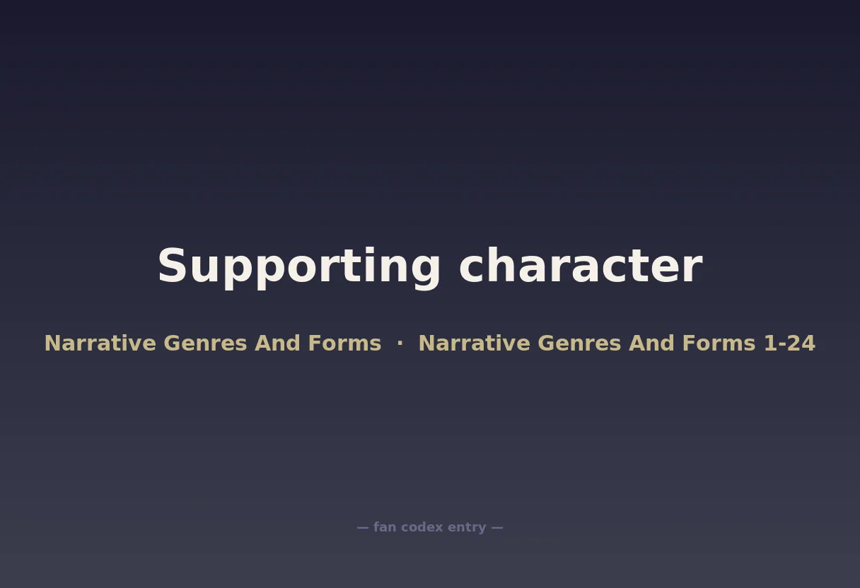 Supporting character